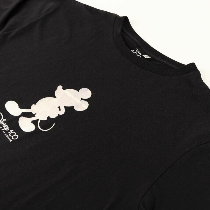 Camiseta de Manga Corta Hombre Disney Negro