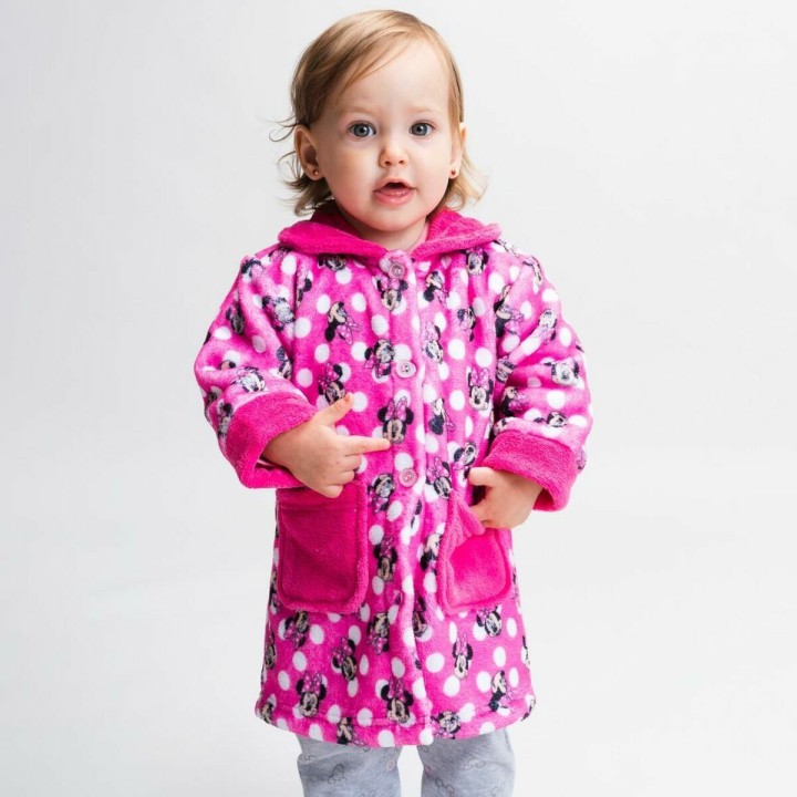 Morgenkåbe til Børn Minnie Mouse Pink
