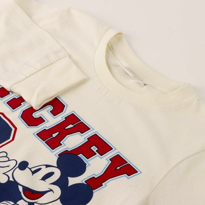 Nattøj Børns Mickey Mouse Beige