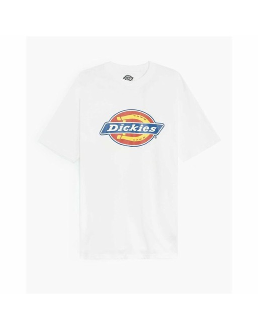 Maglia a Maniche Corte Dickies Icon Logo Bianco Unisex