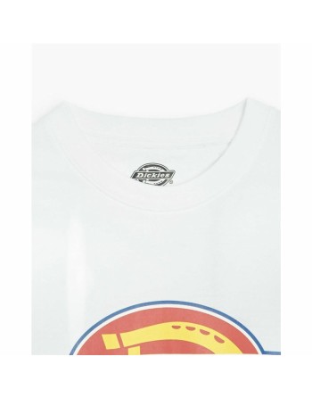 Maglia a Maniche Corte Dickies Icon Logo Bianco Unisex