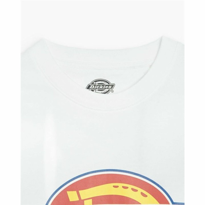 Maglia a Maniche Corte Dickies Icon Logo Bianco Unisex