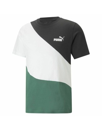 Maglia Puma Power Cat Verde Uomo
