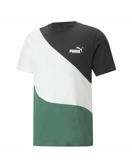 T-shirt Puma Power Cat Grøn Mænd