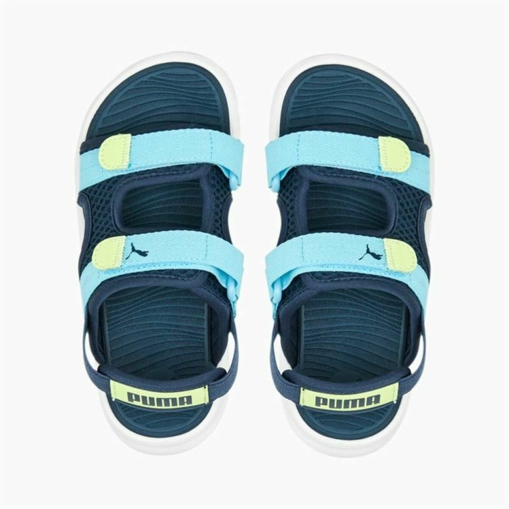 Ciabatte per Bambini Puma Evolve Azzurro Acqua