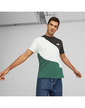 Maglia Puma Power Cat Verde Uomo