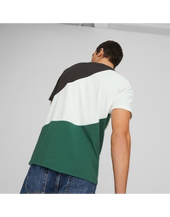 Maglia Puma Power Cat Verde Uomo
