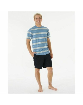 T-shirt Rip Curl Surf Revival Stripe Akvamarin Mænd