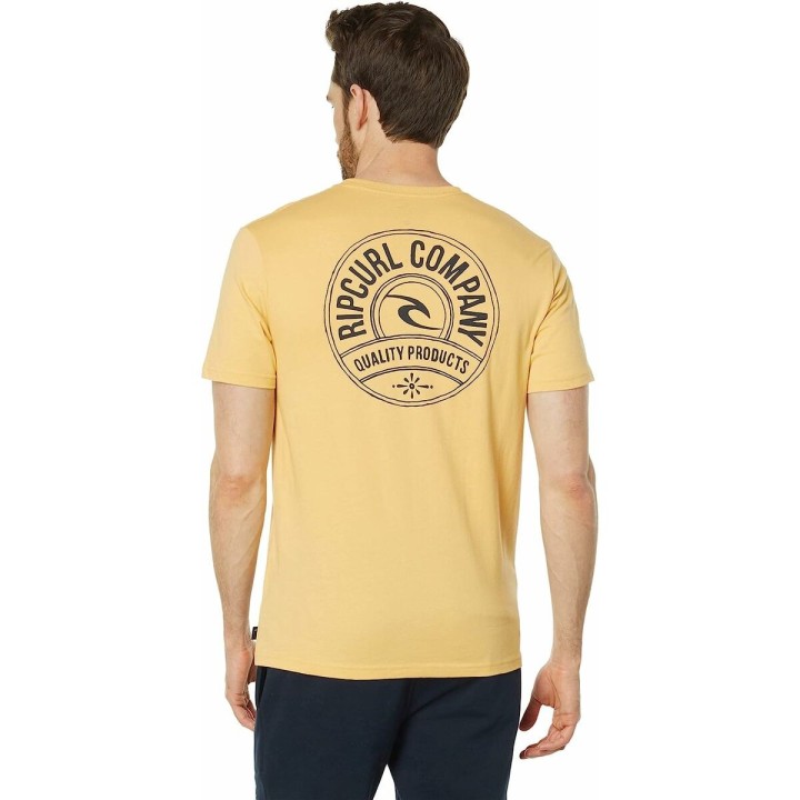 Maglia Rip Curl Stapler Giallo Uomo