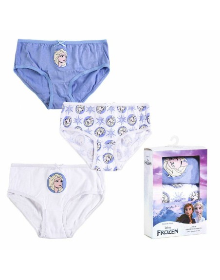 Confezione di Slip da Bambina Frozen 3 Unità Multicolore