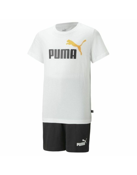 Conjunto Deportivo para Niños Puma Set For All Time  Blanco