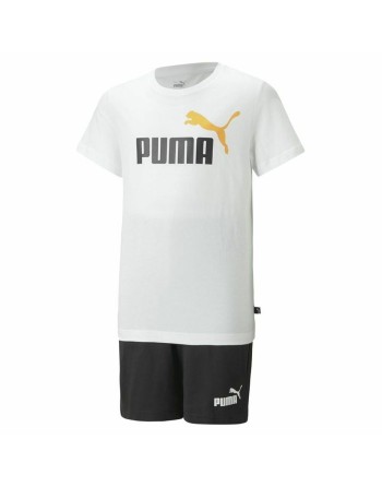 Completo Sportivo per Bambini Puma Set For All Time  Bianco