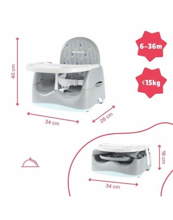 Hochstuhl Badabulle Sitzerhöhung 15 kg Weiß/Grau