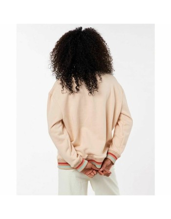 Sweat sans capuche femme Rip Curl Crew Striped Marron Clair