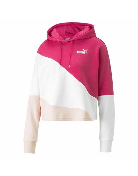 Damen Sweater mit Kapuze Puma Power Cat Rosa