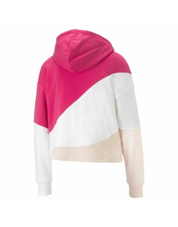 Felpa con Cappuccio Donna Puma Power Cat Rosa