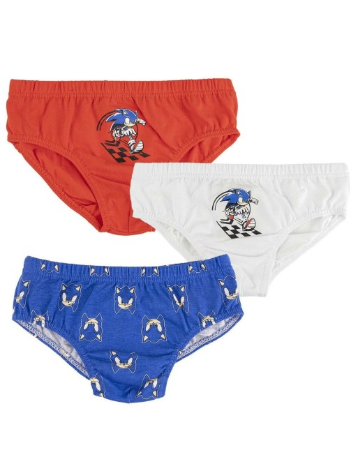 Pacco di Slip da Uomo Sonic 3 Unità Multicolore