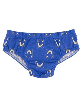 Lot de slips Sonic 3 Unités Multicouleur