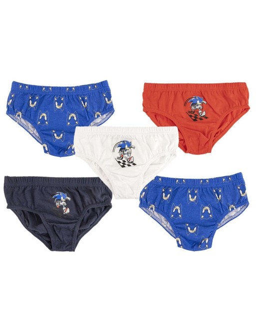 Pack of Underpants Sonic Multicolour 5 Units