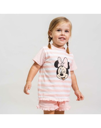 Pijama Infantil Minnie Mouse Rosa