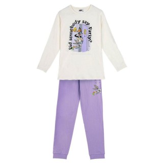 Schlafanzug Warner Bros Lila Beige