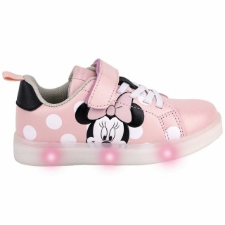 LED Træningssko Minnie Mouse Velcro Pink