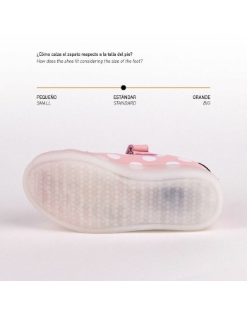 Turnschuhe mit LED Minnie Mouse Velcro Rosa