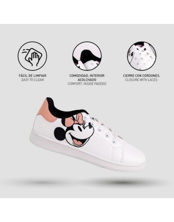 Zapatillas Deportivas Mujer Minnie Mouse Blanco