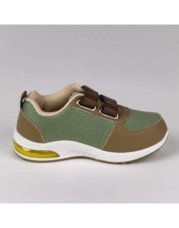 Turnschuhe mit LED Jurassic Park Velcro grün