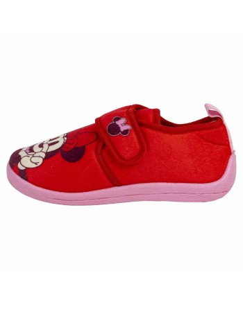 Ciabatte da casa Minnie Mouse Rosso Velcro