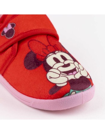 Hjemmesko Minnie Mouse Rød Velcro
