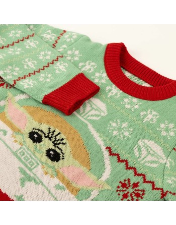 Unisex Jumper The Mandalorian Children's Christmas Green