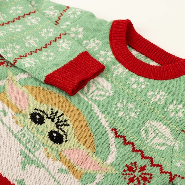 Jersey Unisex The Mandalorian Infantil Navidad Verde