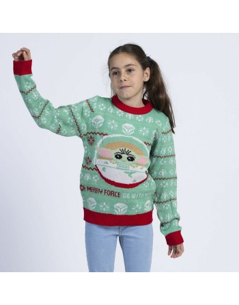 Unisex Jumper The Mandalorian Children's Christmas Green