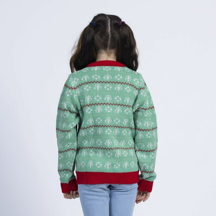 Unisex Trøje The Mandalorian Børns Jul Grøn