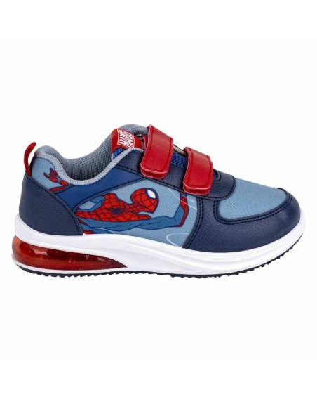 Zapatillas Deportivas con LED Spider-Man Velcro Azul