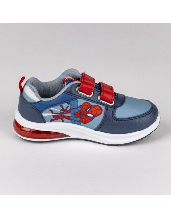 Zapatillas Deportivas con LED Spider-Man Velcro Azul