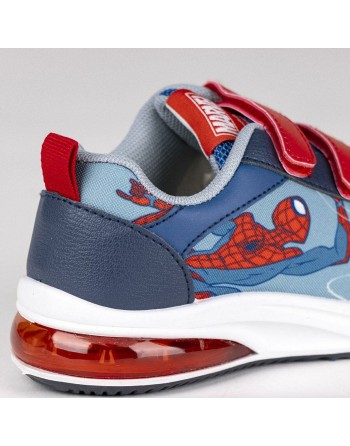 Zapatillas Deportivas con LED Spider-Man Velcro Azul