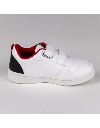 Chaussures de Sport pour Enfants Mickey Mouse Velcro Blanc
