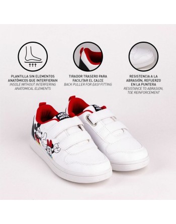 Kinder Sportschuhe Mickey Mouse Velcro Weiß