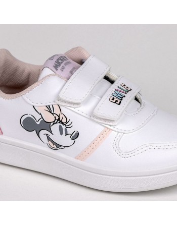 Kinder Sportschuhe Minnie Mouse Velcro Weiß