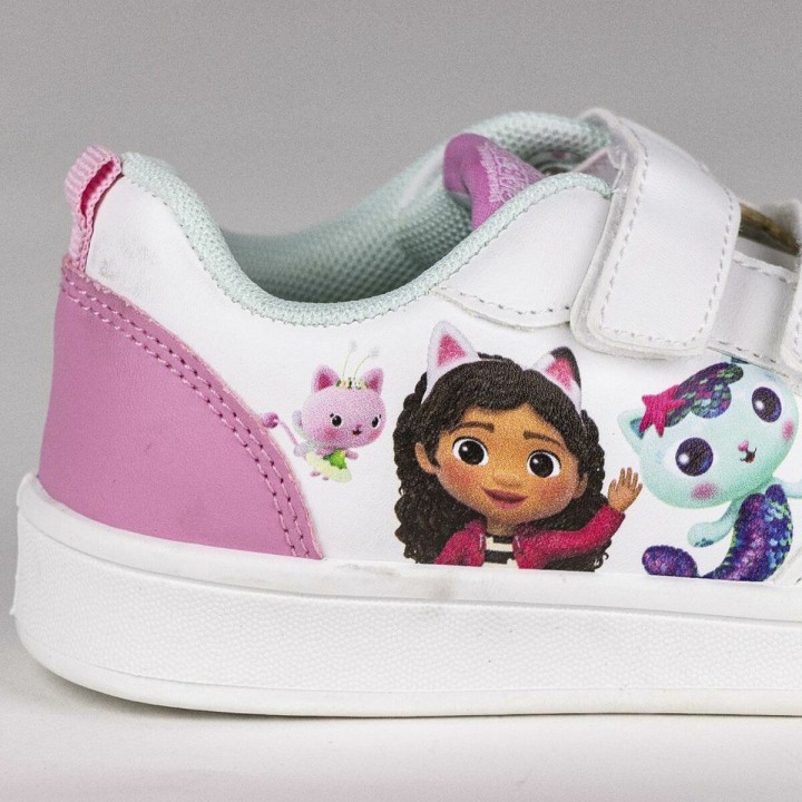 Scarpe Sportive per Bambini Gabby's Dollhouse Velcro Bianco