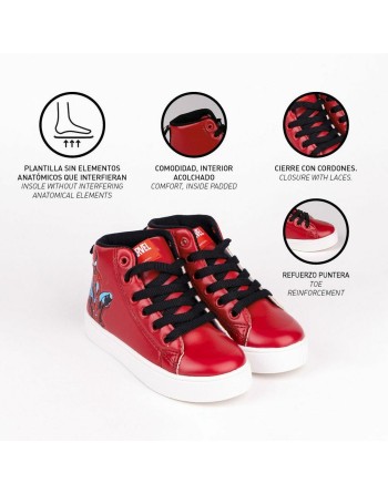Kids Casual Boots Spider-Man Red