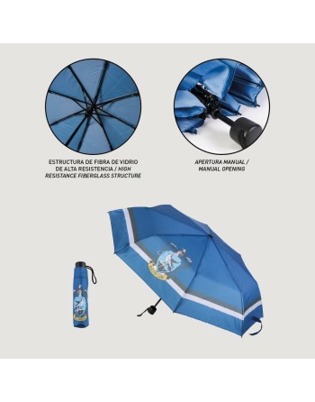 Ombrello Pieghevole Harry Potter Ravenclaw Azzurro 53 cm