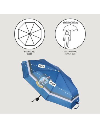 Foldbar Paraply Harry Potter Ravenclaw Blå 53 cm