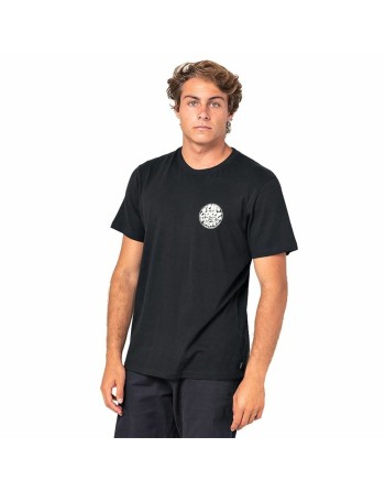 Maglia a Maniche Corte Rip Curl Wettie Essential Nero Uomo