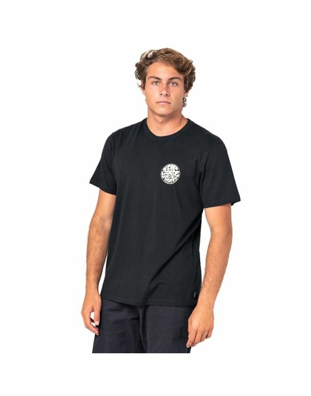 Maglia a Maniche Corte Rip Curl Wettie Essential Nero Uomo