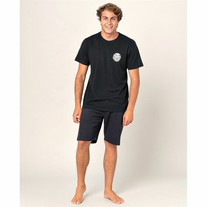Kortærmet T-shirt Rip Curl Wettie Essential Sort Mænd
