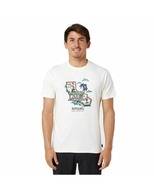 Maglia Rip Curl Framed Bianco Uomo