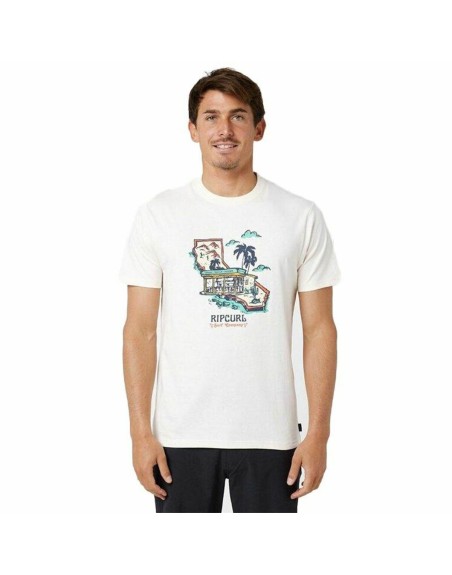 Maglia Rip Curl Framed Bianco Uomo